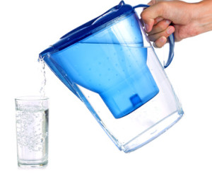 Although this filter pitcher removes small particles, their informational imprint remains.