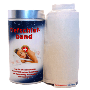 Das Tiefschlafband im Bett sorgt für tiefen Schlaf, frei von Elektrosmog, Erdstrahlen und Wasseradern